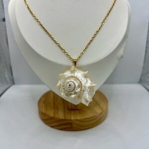 Seashell Gold Chain Necklace